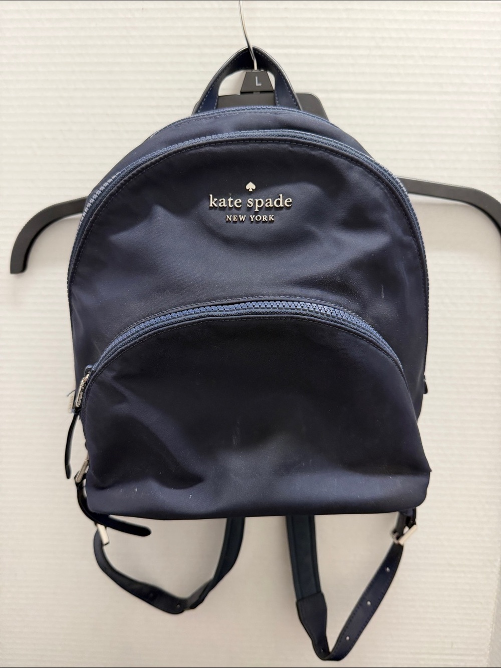kate spade navy medium size backpack